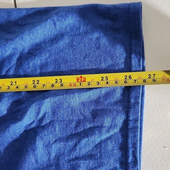 Printed t-shirt blue size M Flag Waving Patriot John W Shirt Usa July 4th Blue - Picture 8 of 8